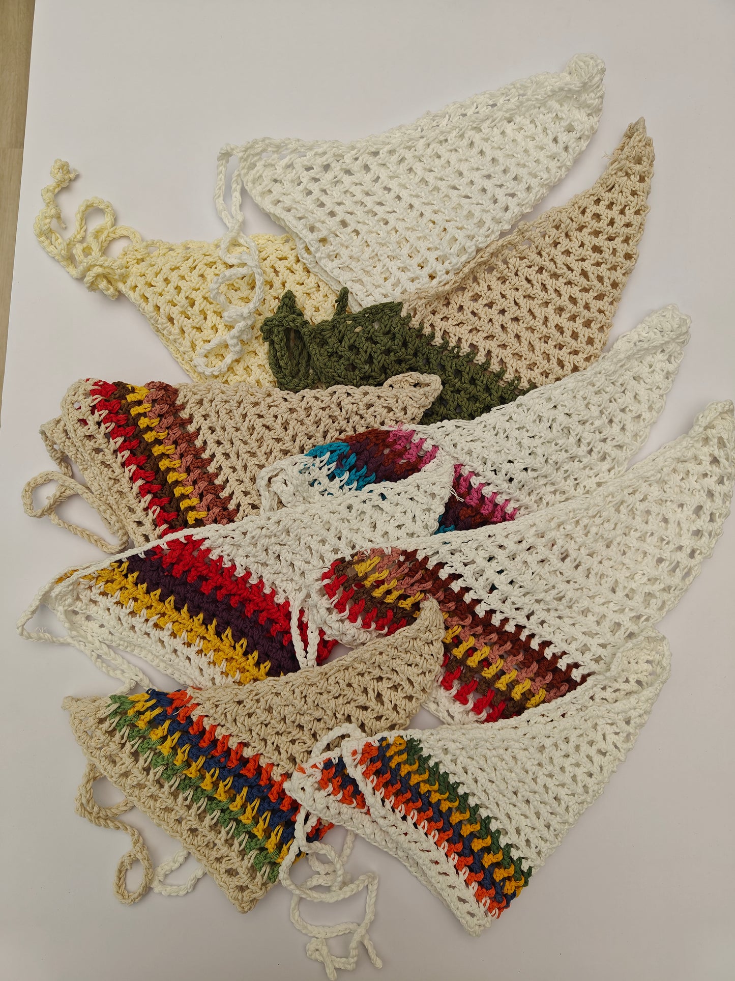 Crochet Hair Scarf (multi-color)