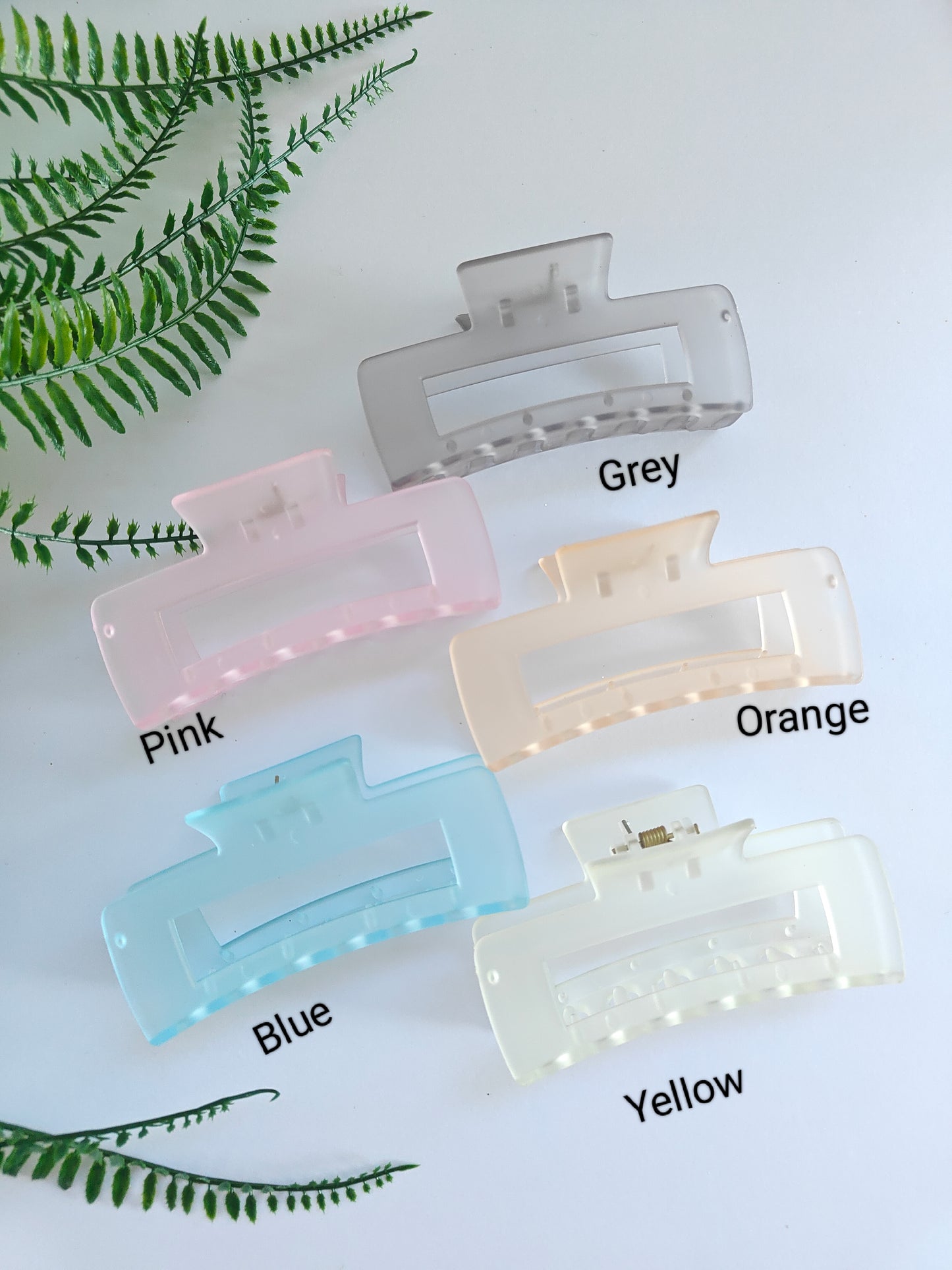 Claw Hair Clips (transparent)