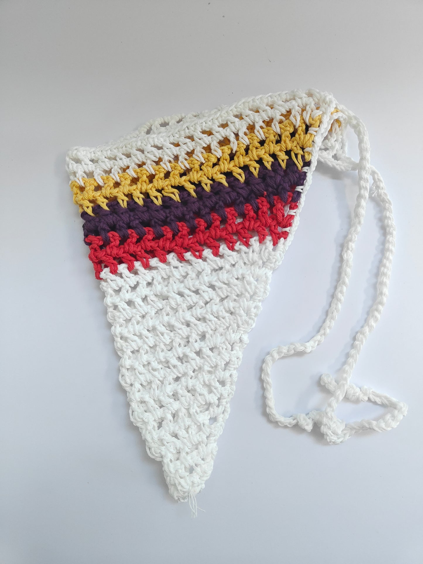 Crochet Hair Scarf (multi-color)