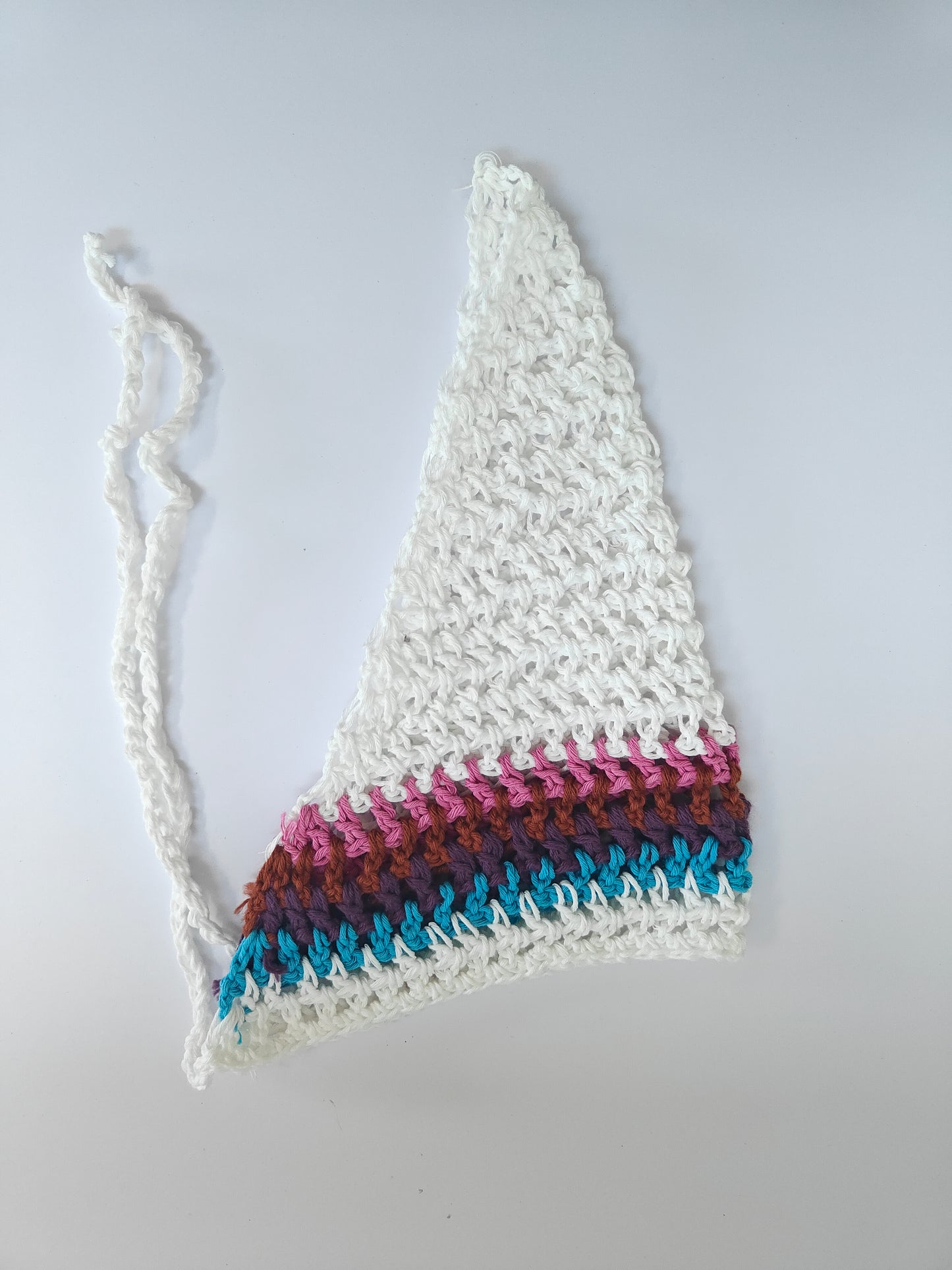 Crochet Hair Scarf (multi-color)
