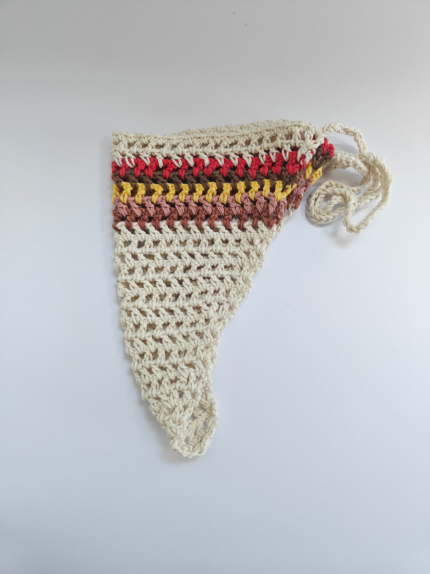 Crochet Hair Scarf (multi-color)